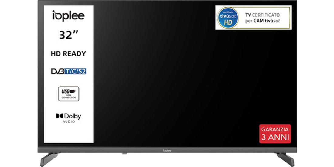 IOPLEE IOP32HSM10 TV 813 cm (32”) HD Grigio …