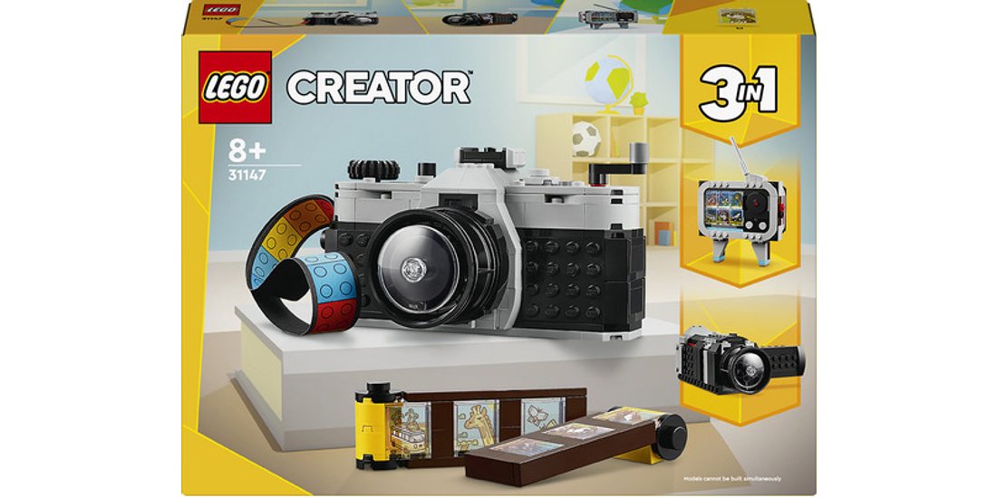 LEGO Creator 31147 3in1 Fotocamera Retro Giochi…