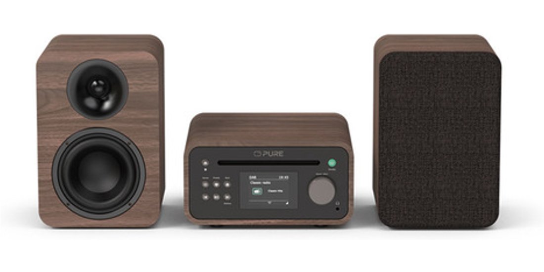 Pure Classic Stereo Mini Microsistema audio per…