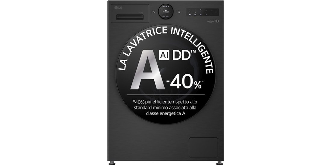 LG F4X7013TBB Lavatrice 13kg AI DD™ Serie…