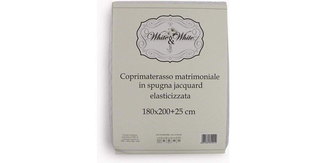 TESS White & White Coprimaterasso matrimoniale…