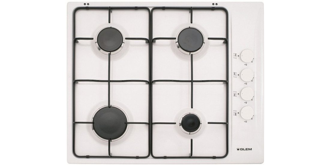 Glem Gas GTL64WH piano cottura Bianco Da incasso…