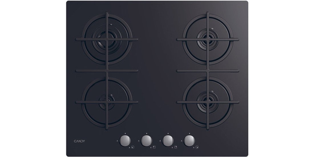 Candy CVG6B Nero Da incasso 59 cm Gas 4 Fornello…