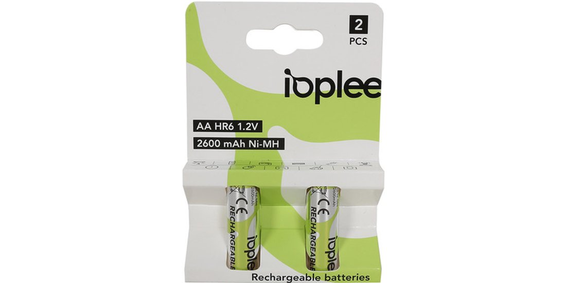 IOPLEE IAAHR6 Confezione 2 pcs Batteria ricaricabile…