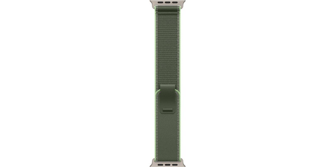 Apple Trail Loop verde/neon (49 mm) – S/M – Titanio…