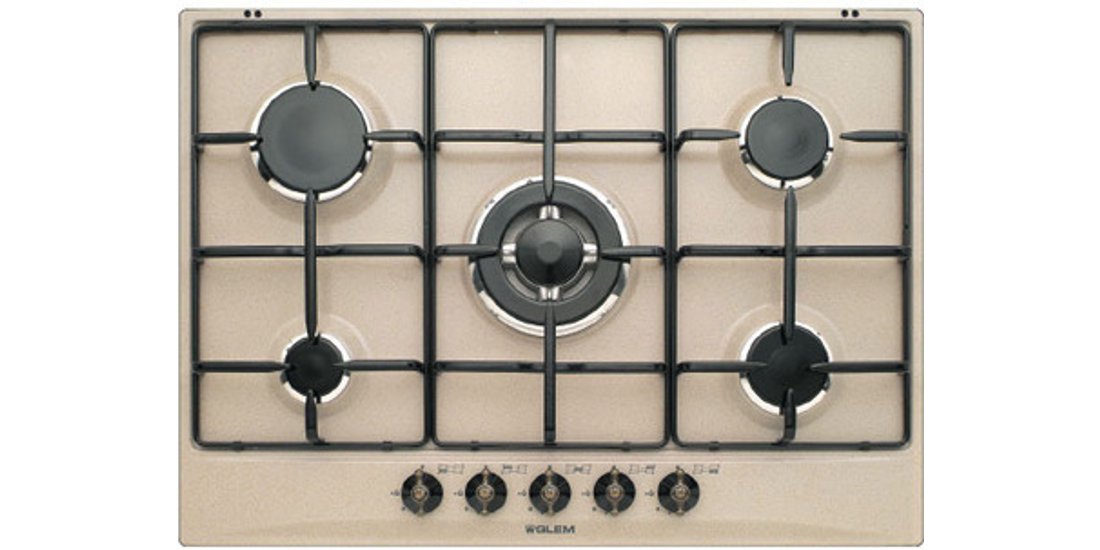 Glem Gas GT755SA piano cottura Sabbia Da incasso…