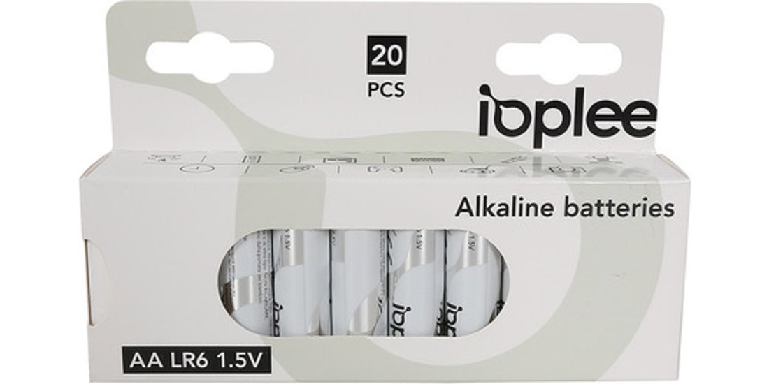 IOPLEE IAALR6 Confezione 20 pcs Batteria monouso…