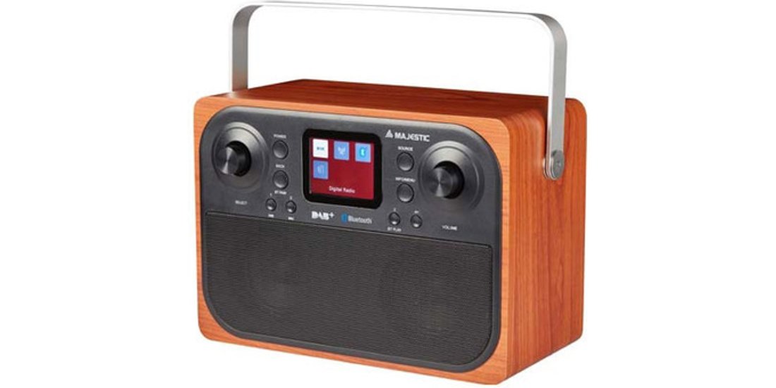 New Majestic RT-197 DAB Orologio Digitale Nero…