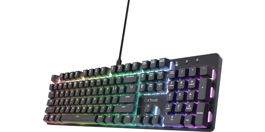 Trust GXT 871 Zora tastiera Gaming USB Italiano…