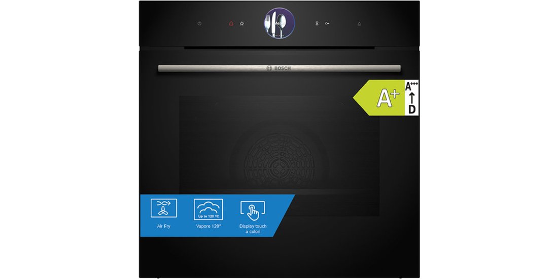 Bosch Serie 8 HSG7261B1 Forno a vapore Air Fry…