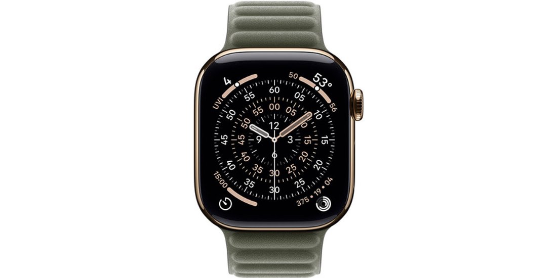 Apple Cinturino a maglie magnetico grigio salvia…