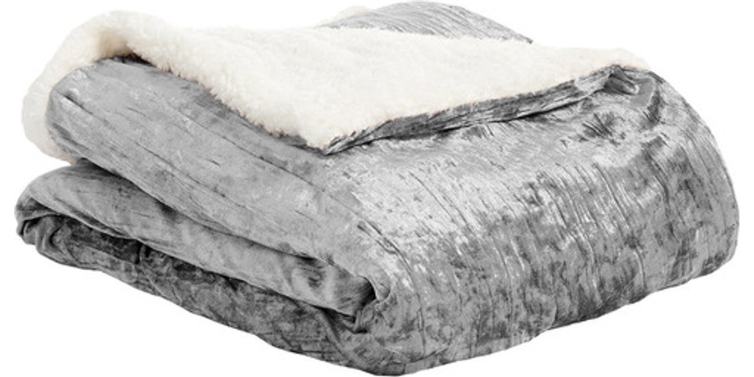 Siretessile Plaid Ice Fleece 120×160 Argento