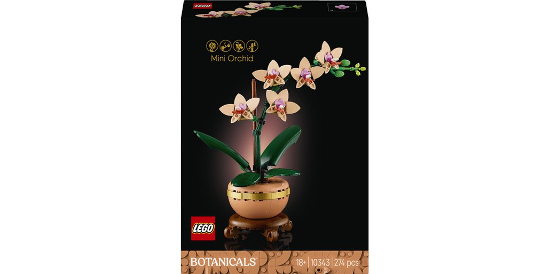 LEGO Botanicals 10343 Mini-Orchidea Fiori Finti…