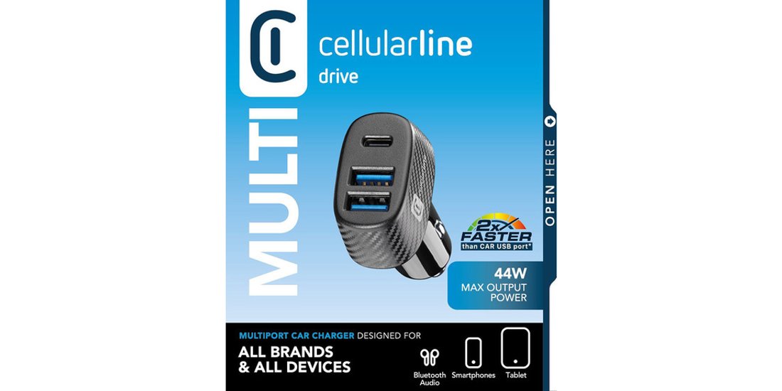 Cellularline Car Multipower Trio – iPhone Samsung…