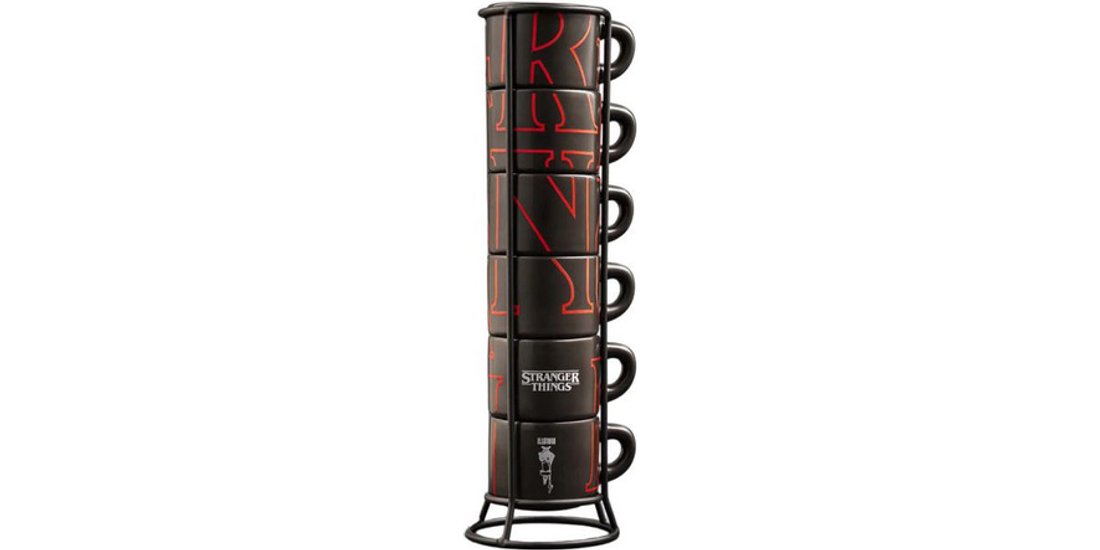 Bialetti Stranger Things tazza Nero Rosso Espresso…