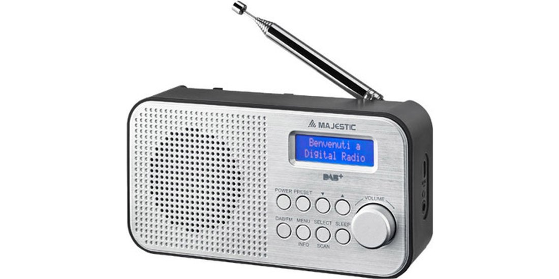 New Majestic RT-194 DAB Portatile Digitale Nero…
