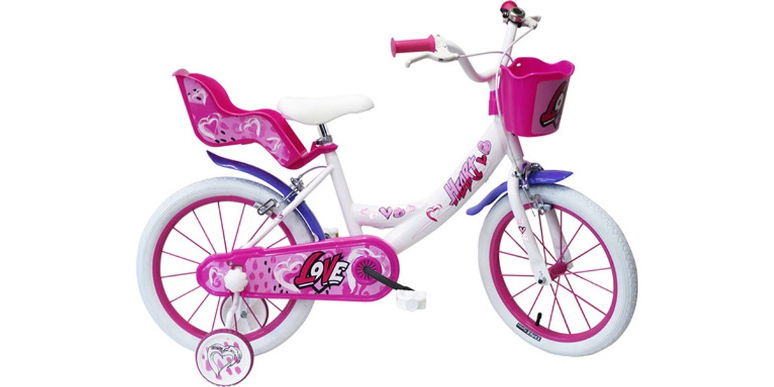 SCH Bikes Schiano Heart 16” 5-7 anni bianca …
