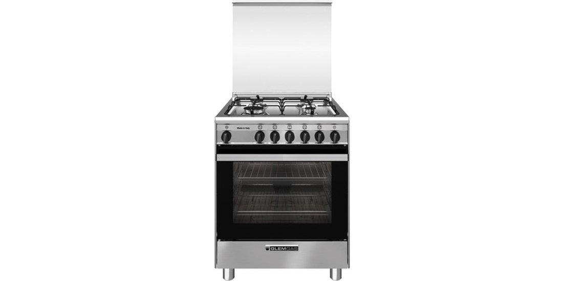 Glem Gas SA66TVI cucina A Acciaio inox forno…