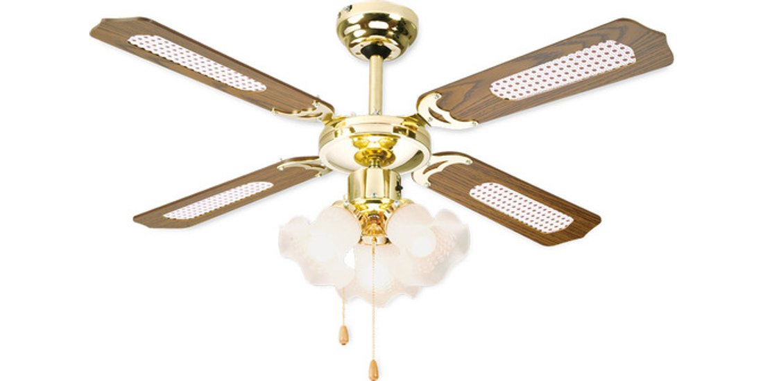 Electroline Ventilatore a soffitto 4 pale 105cm…