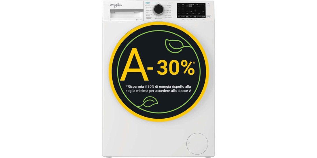 Whirlpool Lavatrice smart connessa con WiFi 10…