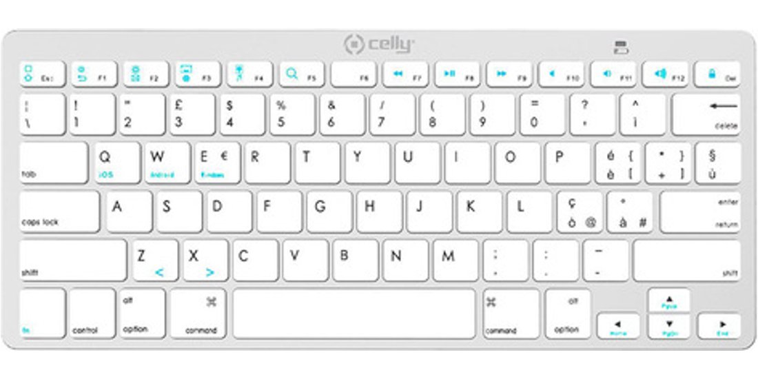 Celly SWKEYBOARDBT tastiera Universale QWERTY…