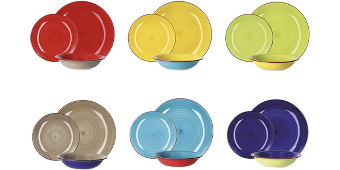 Star S.p.A. 87232 servizio da tavola 18 pz Ceramica…