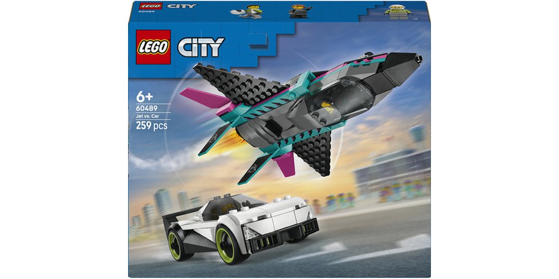 LEGO City 60489 Jet Contro Auto Sportiva Giocattolo…