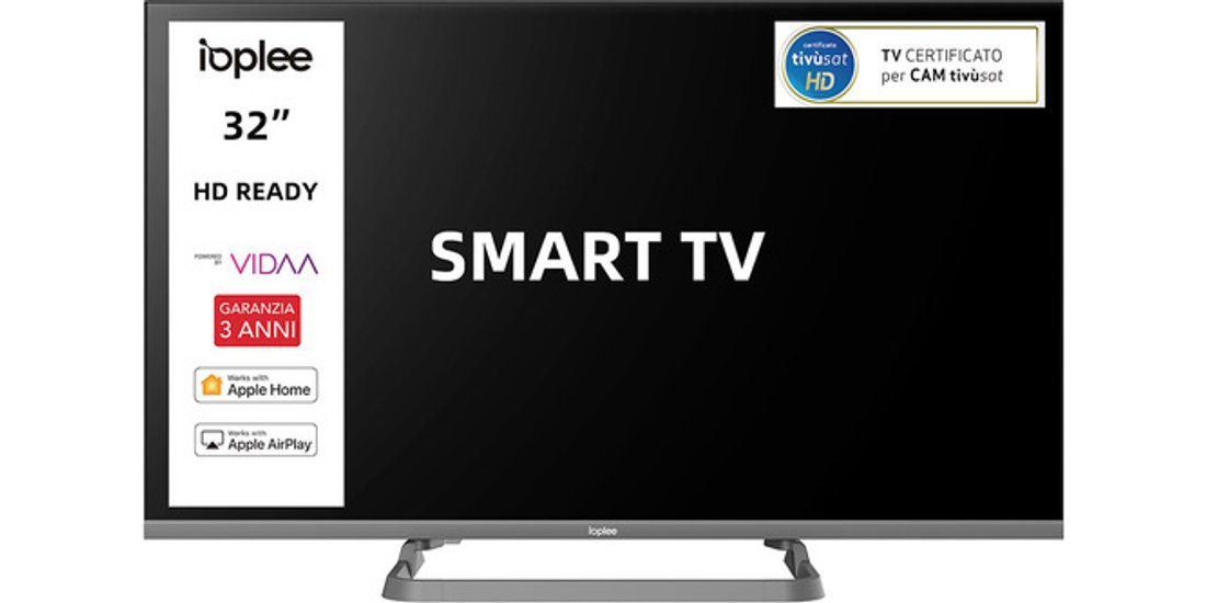 IOPLEE IOP32M10VDA SMART TV 32” HD Sistema operativo…