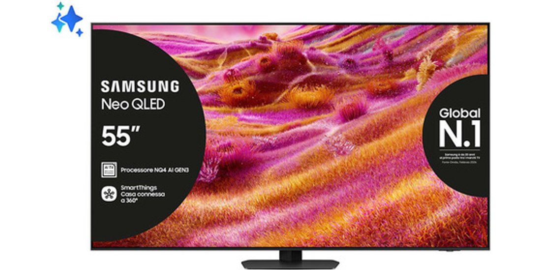 Samsung Neo QLED AI TV 55” QE55QN90FATXZT 4K…