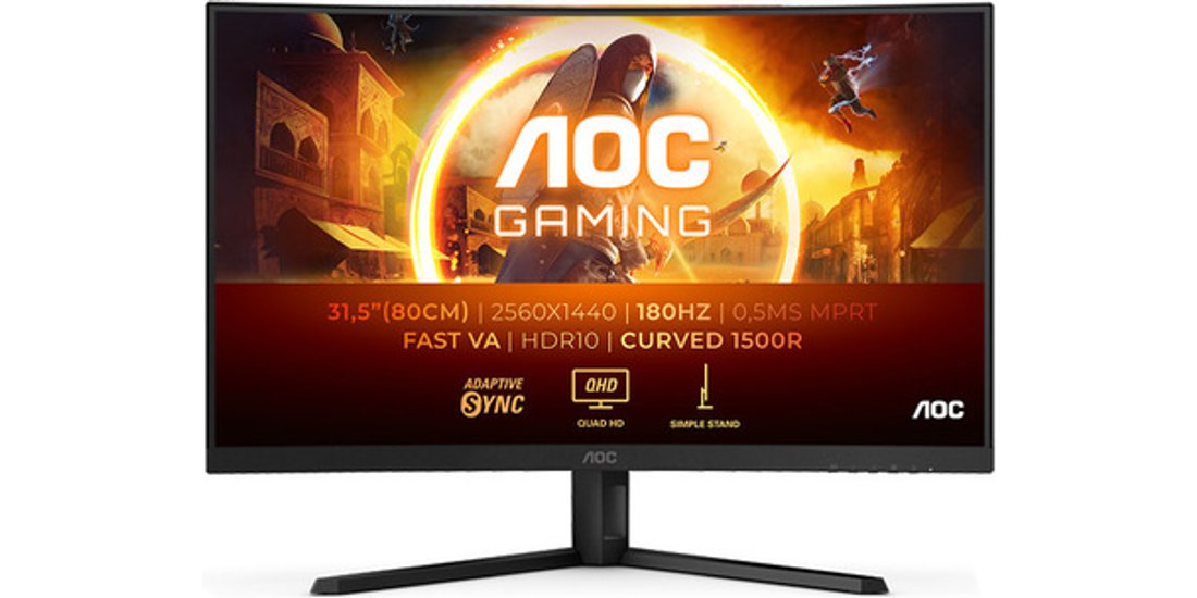 AOC G4 CQ32G4VE Monitor PC 80 cm (31.5”) 2560…
