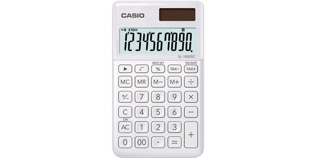 Casio SL-1000SC-WE calcolatrice Tasca Calcolatrice…