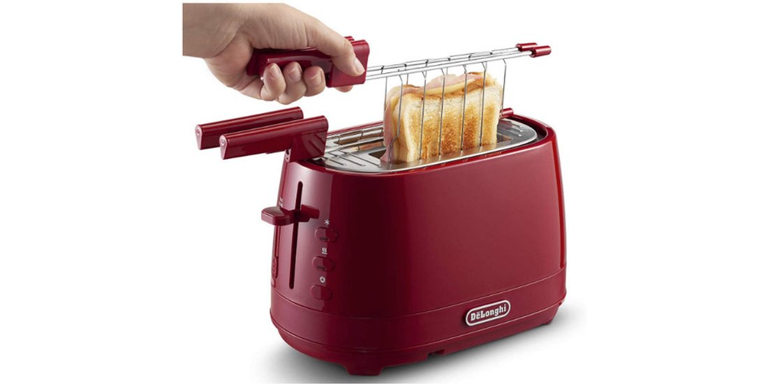 De’Longhi CTLAP2203.R 2 fetta/e 550 W Rosso