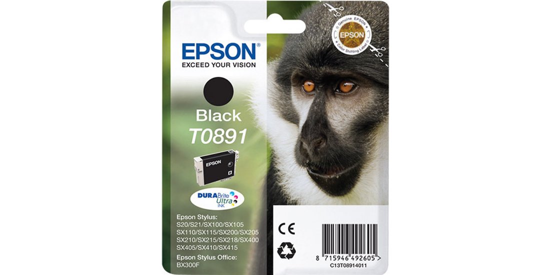 Epson Monkey Inchiostro nero singolo DURABrite…