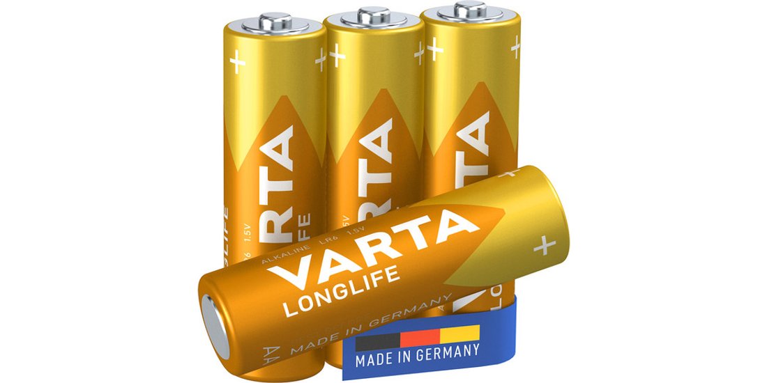 Varta Longlife Batteria Alcalina AA Mignon LR6…