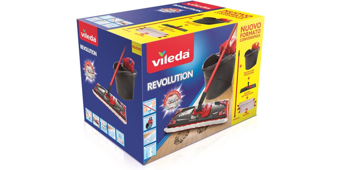 Vileda Box Revolution sistema lavapavimenti