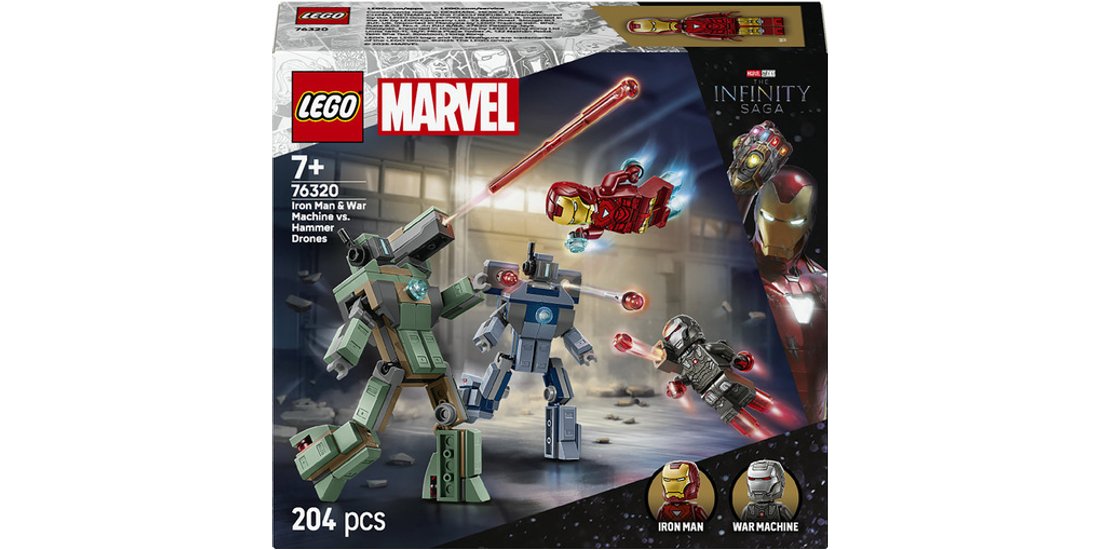 LEGO ǀ Marvel 76320 Iron Man e War Machine Contro…