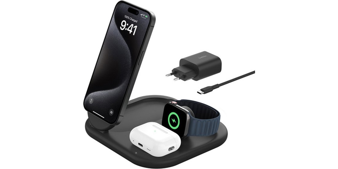 Belkin BoostCharge Cuffie Smartphone Orologio…