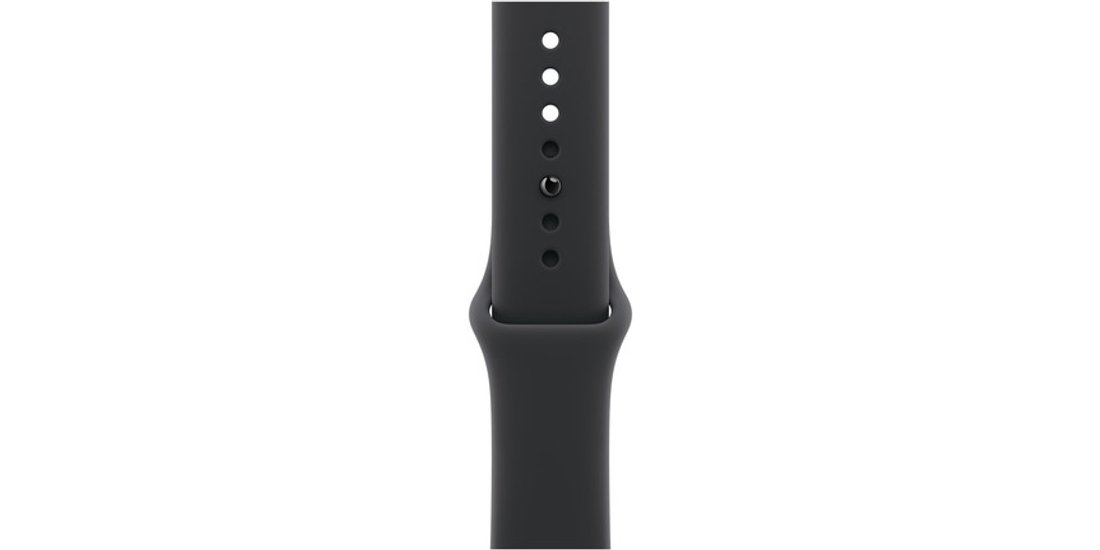 Apple Cinturino Sport nero (42 mm) – M/L
