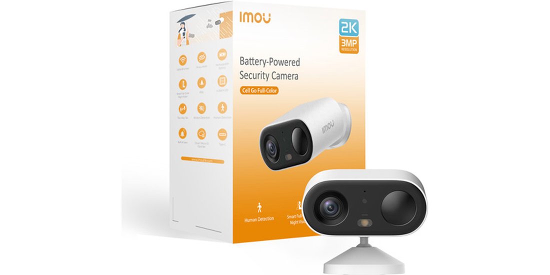 Imou Cell GO Full Color 2K (3MP) Telecamera Wi…