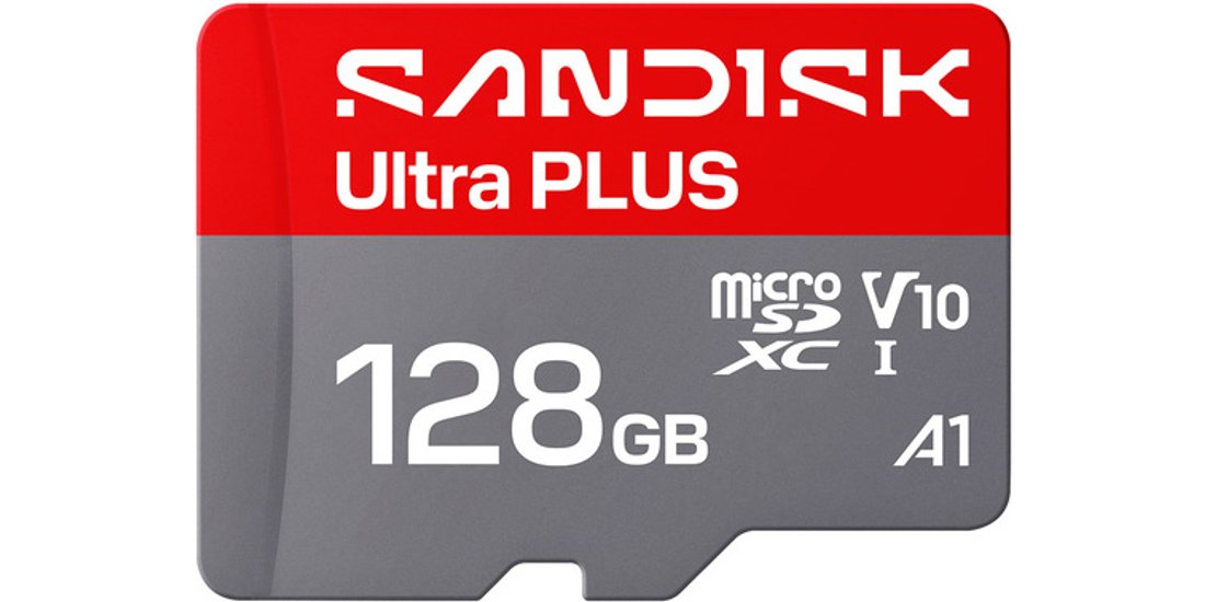 SanDisk 128GB Ultra PLUS microSDXC UHS-I Card