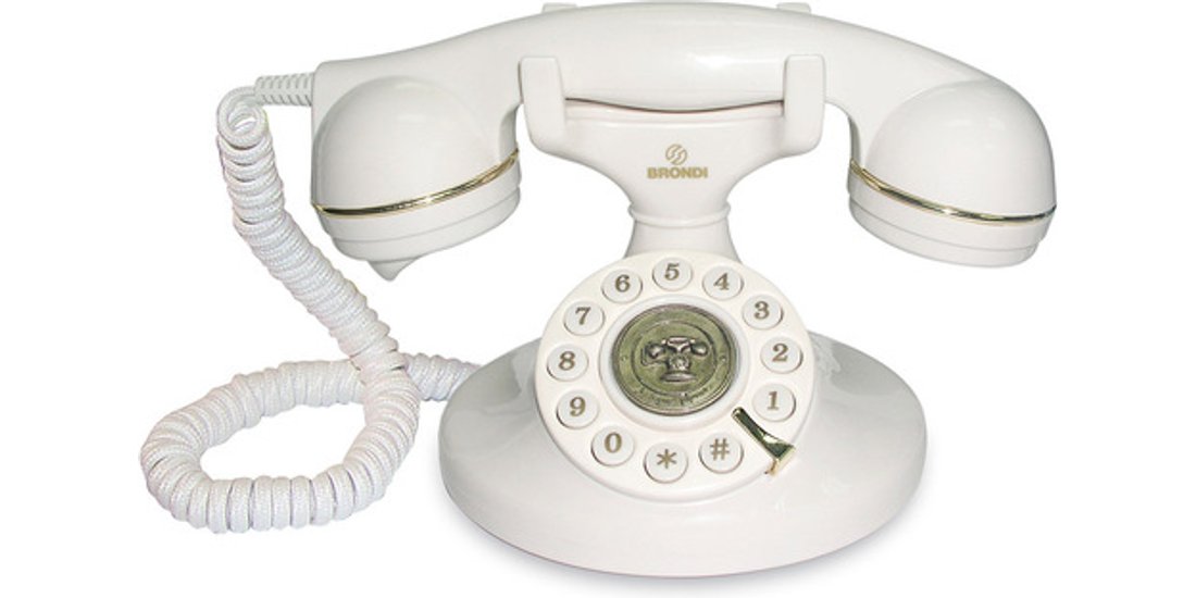 Brondi Vintage 10 Telefono analogico Bianco