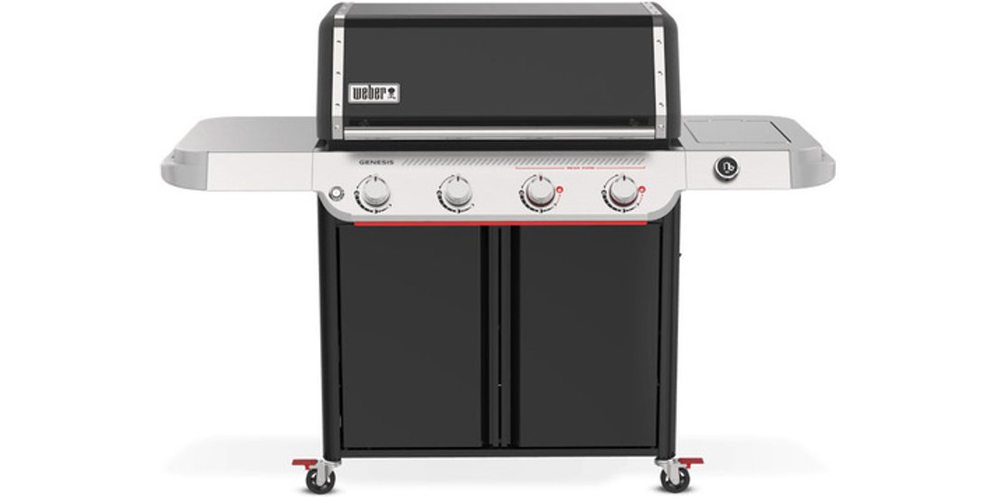 Weber E-425W Barbecue Carrello GPL Nero Acciaio…