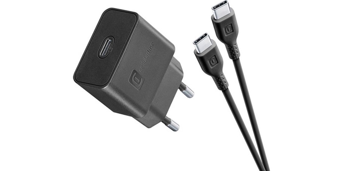 Cellularline USB-C Charger Kit 15W USB-C Charger…