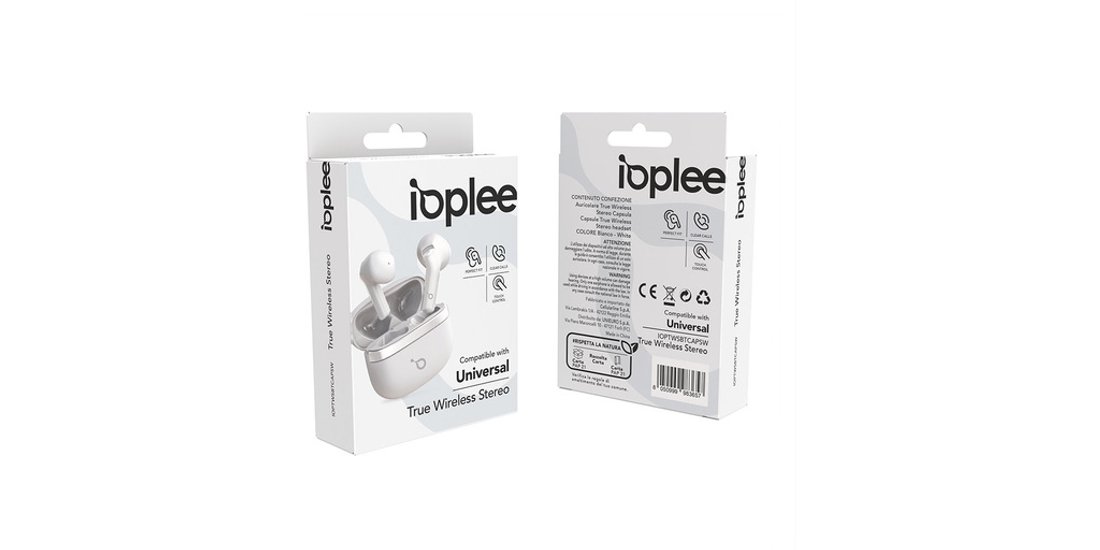 IOPLEE Auricolare True Wireless Stereo Capsula…