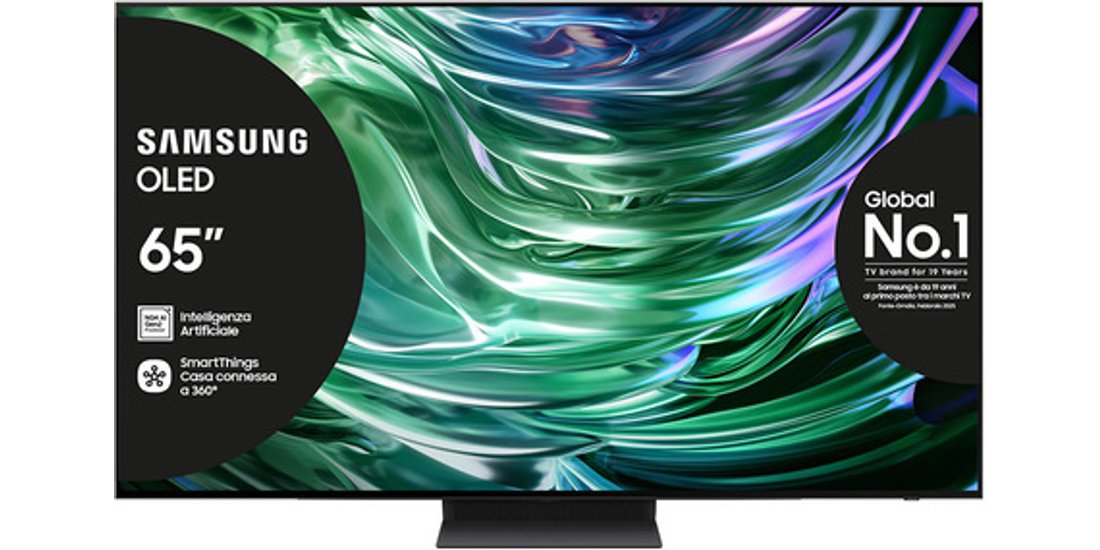 Samsung TV OLED 4K 65” QE65S90DATXZT Smart TV…