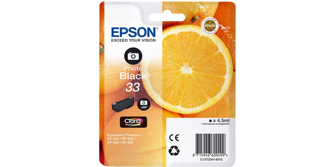Epson Oranges Cartuccia Nero foto T33 Claria …