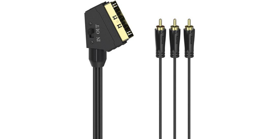 Hama Cavo 3x RCA M / Scart M 15 metri in-out …