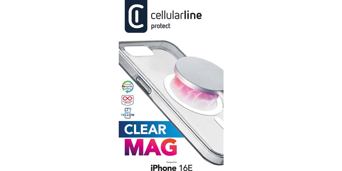 Cellularline Clear Mag – iPhone 16e Custodia …