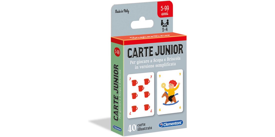 Clementoni Carte Junior Carta da gioco Apprendimento…