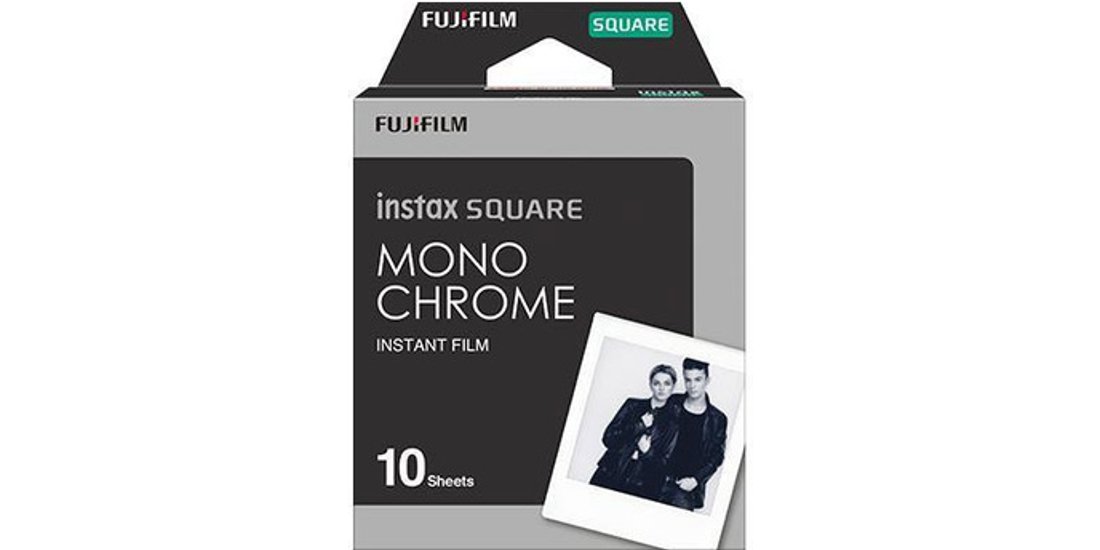 Fujifilm Instax Square 10 Blatt Monochrome pellicola…